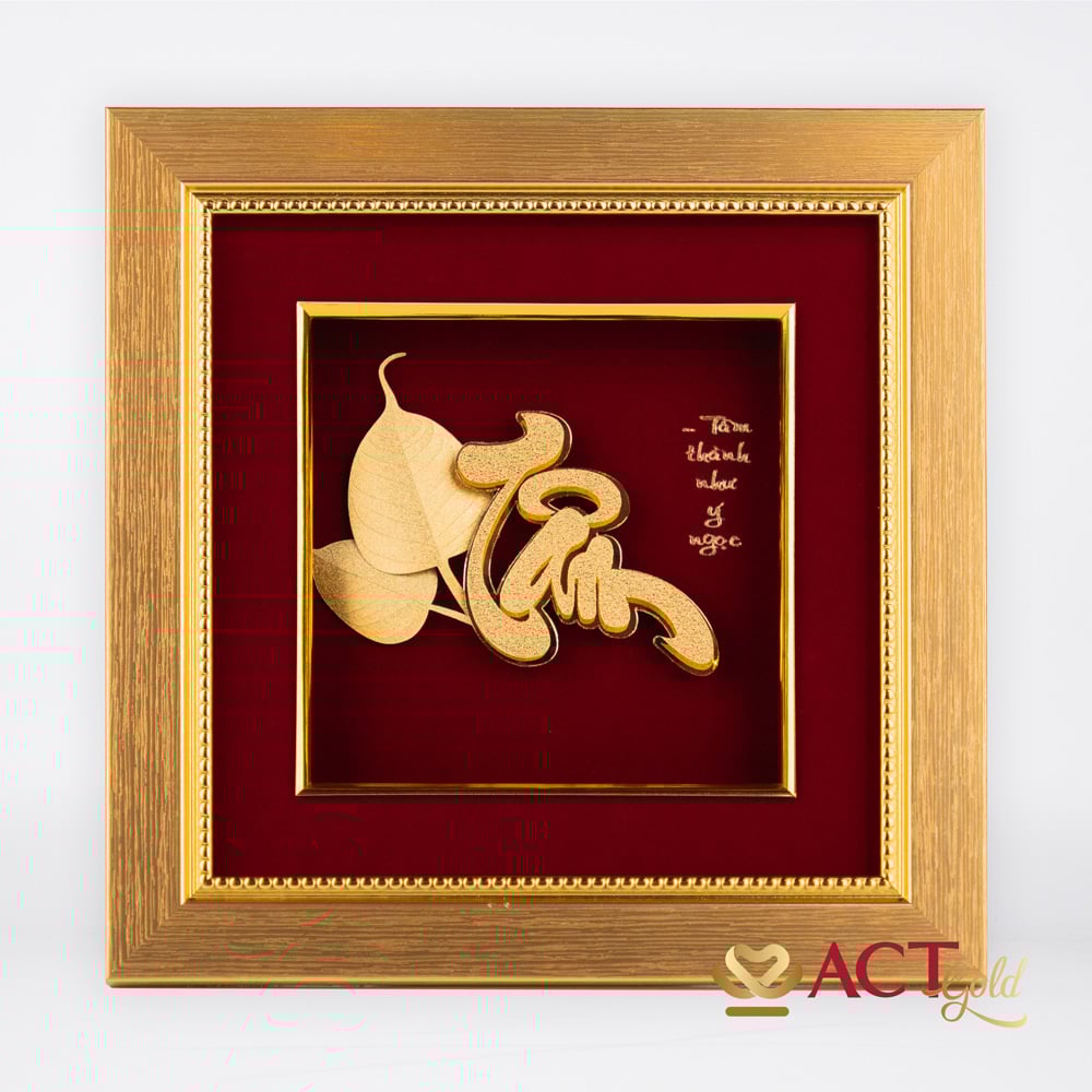 Tranh dát vàng - Quà Tặng Dát Vàng - Công Ty TNHH Q&V